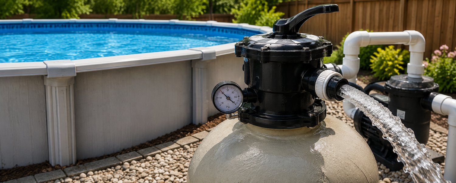 Sand filter backwash